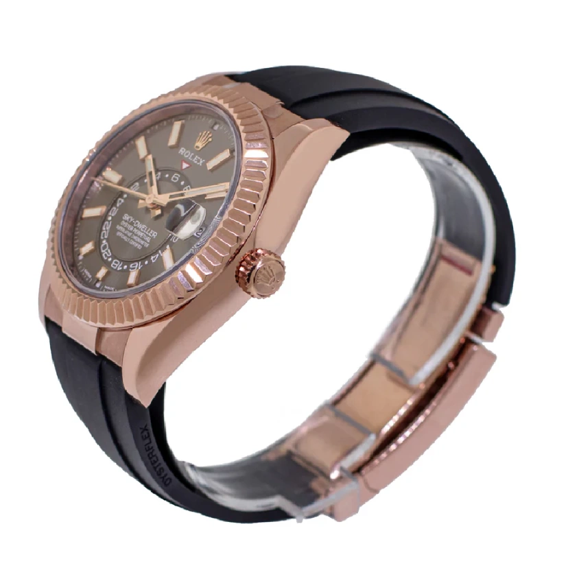 Soft Exact “Chocolate Duplicate Dial” Rolex Sky-Dweller 875 326235 Quality 0523
